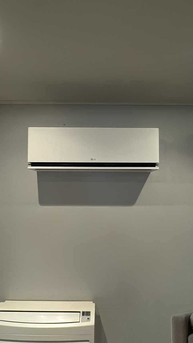 LG binnenunit airconditioning installatie