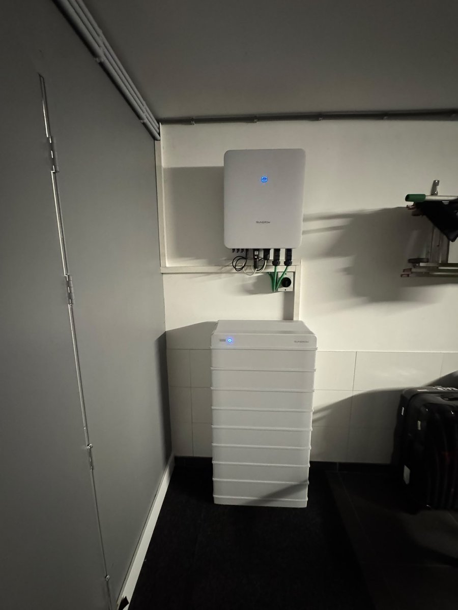 Thuisbatterij en omvormer installatie in Limburg
